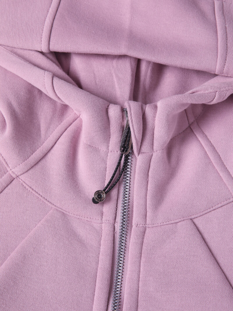 Cropped Zip-Through Hoodie - Image 11